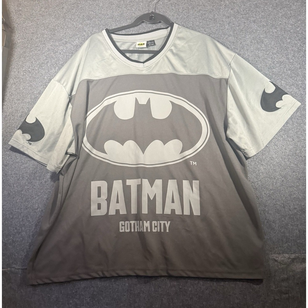 DC Comics Batman Gotham City Dark Knight Mesh Athletic Jersey 3XL